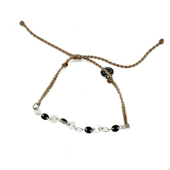 Pura Vida Silver Discs Bracelet - Picture 2 of 3